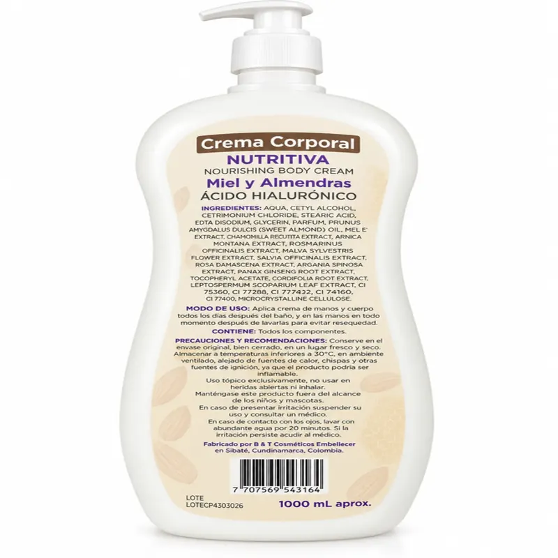Crema Almendras 1lt — vista 2 de 2