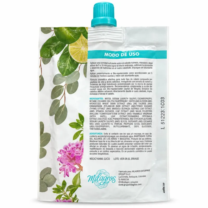 Doypack Shampoo Caspa — vista 2 de 2